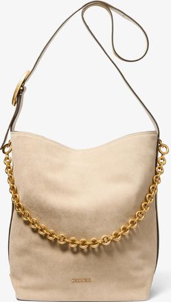 Michael Kors Nolita Large Suede Bucket Tote Bag
