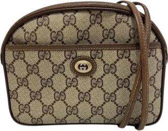 Gucci Pre-owned GG Supreme Old Shoulder bag - Dames - Vintage Schoudertas - Bruin - ONE Size - Vintage