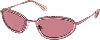 Swarovski SK7004 401284 Womens Sunglasses Pink Size 55