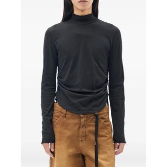 Ann Demeulemeester Lenart Mock-neck T-shirt