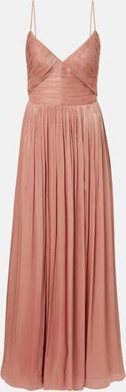 Costarellos Abito lungo con ruches