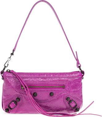 Balenciaga Shoulder Bags, female, Purple, Size: ONE SIZE Le City Bag