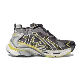 Balenciaga Sneakers, male, Gray, Size: 7 US Grey Runner Sneakers for Men