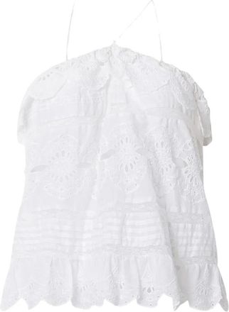 Isabel Marant Overhemden, Dames, Wit, M, Katoen, Prisha Top