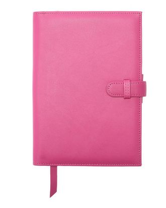 Royce Leather Monogrammed Leather Executive Journal with Rollerball Pen