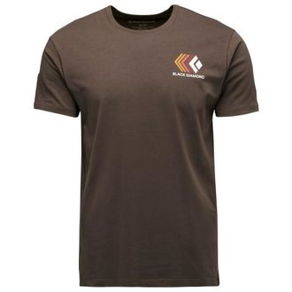 Black Diamond Faded S/S Tee T-Shirt f&uuml;r Herren | braun