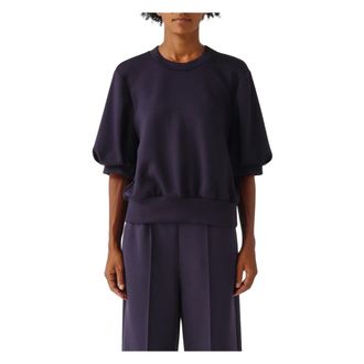 Meimeij Dames, Blouses & Shirts, Blauw, Maat: XS Viscose