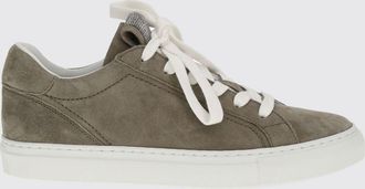 Brunello Cucinelli Sneakers Brunello Cucinelli in camoscio con monile