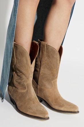 Golden Goose Wish Star Low Heeled Ankle Boots, Womens, Brown