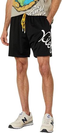 Diet Starts Monday Slant Shorts Mens Black Elastic Waist Performance FROG299