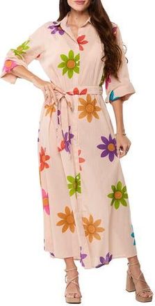 Ranee&rsquo;s Cover-Up Maxi Shirtdress in Beige at Nordstrom Rack, Size Large/x-Large