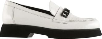 H&ouml;gl Witte Loafers voor Vrouwen - Dames - Loafers - Wit - 38 EU - Leer - Schoenen