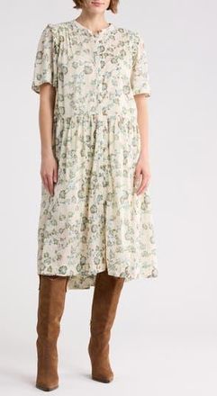 Free People Bella Mae Midi Dress in White at Nordstrom Rack, Size X-Small