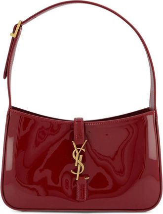 Saint Laurent Le 5 &Agrave; 7 Patent-leather Shoulder Bag