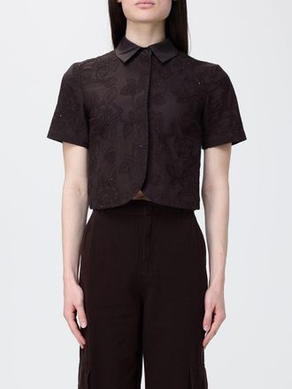 Liu Jo Cotton Shirt with Floral Motif