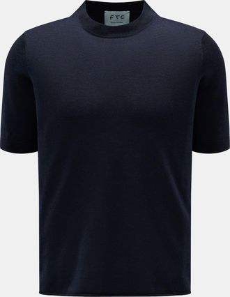 FTC Men - Short sleeve crew neck jumper navy