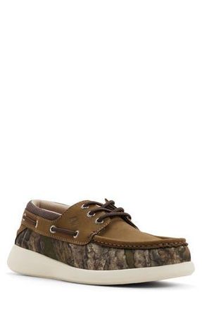 Sperry Top-Sider Harpoon Boat Shoe in Green W/Print at Nordstrom Rack, Size 10.5