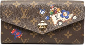Louis Vuitton Monogram Brown Pvc Long Wallet (Bi-Fold) (Pre-Owned)