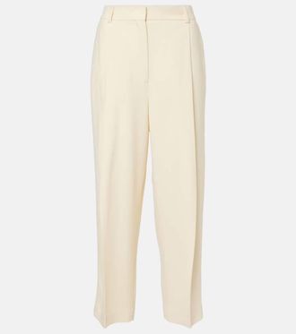 Toteme Pleated low-rise straight pants