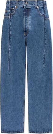 VETEMENTS Jeans met vintage-effect - Heren - Loose Fit Jeans - Blauw - W30 - Katoen - Jeans