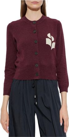 Isabel Marant Newton Cardigan - Knitwear - Mujer - Rojo - L