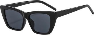 Generic Mens Outdoor Vacation Sunglasses Driving Womens Sports Commuter Sun Glasses(Black)