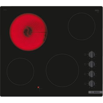 Bosch Vitrocer&aacute;mica 60cm 4 Fuegos 6600w Negro - Pke611ca8e