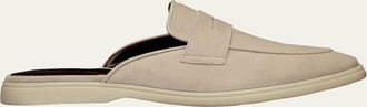 Bougeotte Suede Loafer Mules