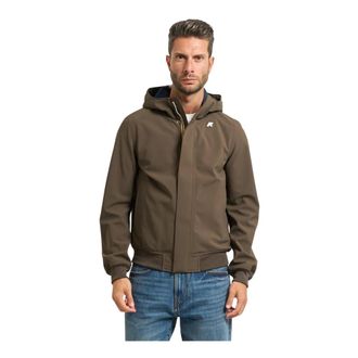 K-Way Heren, Jassen, Bruin, Maat: XL Nylon