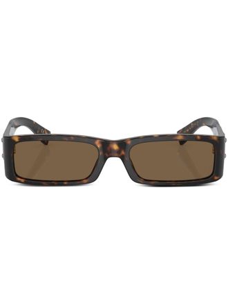 Dolce & Gabbana Eyewear Occhiali da sole con effetto tartarugato - Verde