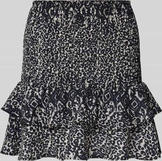 Noisy May Minirock im Stufen-Look Modell AIDA in Black, Gr&ouml;&szlig;e XS