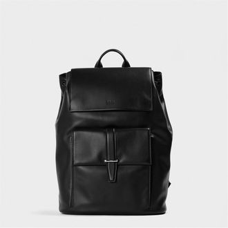 HUGO BOSS Mens Accessories Alaric Rucksack Backpack with Logo in Black - One Size