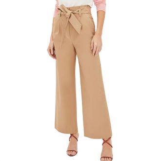 Veronica Beard Womens Lang Pant In Khaki