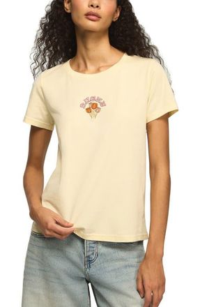 Lucky Brand Flourish Graphic Cotton T-Shirt in Angora at Nordstrom, Size Xx-Large