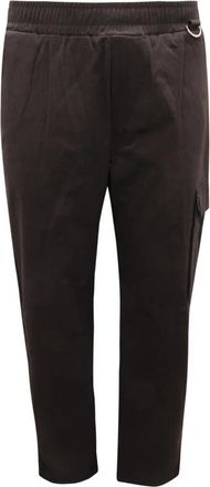 Family Fir$t Milano Zwarte Cargo Casual Broek Pf 2309Bk - Heren - Straight fit broeken - Zwart - M - Broeken