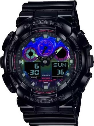 Casio G-Shock Digial-Analog Black GA-100RGB-1A