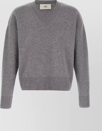 Ami cashmere virgin wool sweater