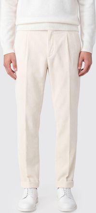 Pantaloni Torino Slim Fit Pleated Corduroy Trousers