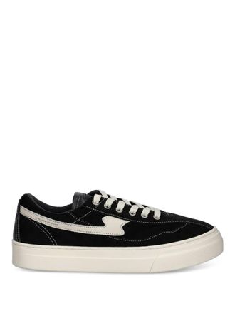 Stepney Workers Club contrast suede sneakers - Zwart