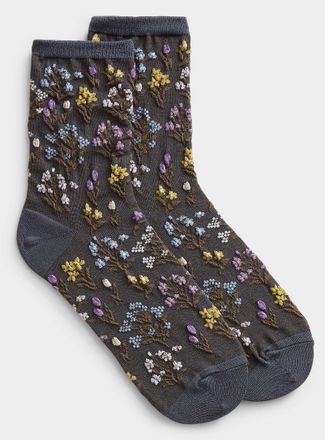 Simons Womens Spring blossom socks