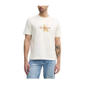 Calvin Klein Beige Logo T-shirt
