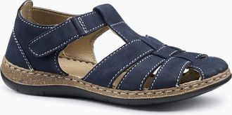 Hotter Womens Sharini Womens Wide Fit Sandals - Navy - Size: 8