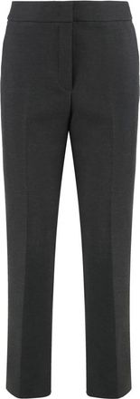 PESERICO Double Technical Fabric Broeken - Dames - Slim Fit Broeken - Grijs - 2XL - Katoen - Broeken