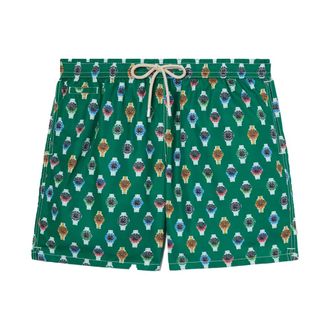 MC2 Saint Barth Beachwear, male, Green, Size: 2XL Lig0003 00927L Swim Shorts