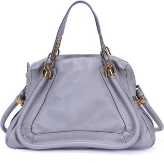 Chlo&eacute; Pre-owned Womens Paraty Medium Shoulder Bag - Grey - One Size