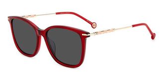 Carolina Herrera HER 0100/G/S C9A/IR Womens Sunglasses Red Size 56