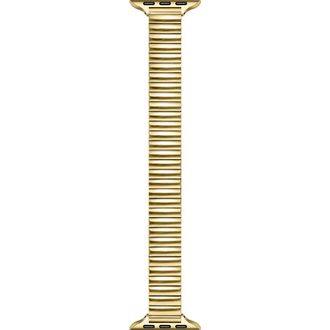 Posh Tech Slink Skinny Elastic Stainless Steel Apple Watch Watchband in Gold at Nordstrom