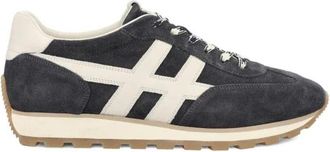 Hogan 86er Su&egrave;de Sneakers - Heren - Sneakers - Blauw - 42 1/2 EU - Su&egrave;de - Schoenen