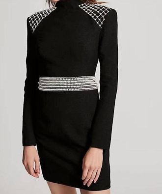 Free People Fame Partners Palais Mini Dress In Black