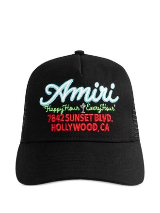 Amiri neon-lights cap - men - Cotton - One Size - Black